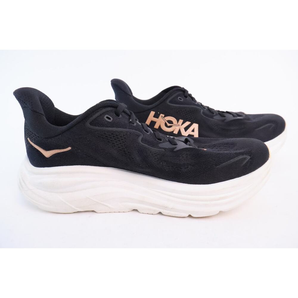 Hoka One One Clifton 10 Shoes Womens Size 8.5B Black Running Sneakers #133 - Picture 2 of 13